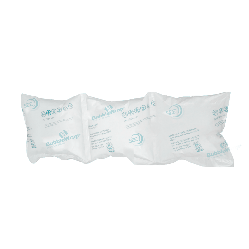 1 Set Anti-pressure inflatable bag pillow filler stuffing air pillow for  bubble bags for shipping practical air cushions clear air bags pe film  white
