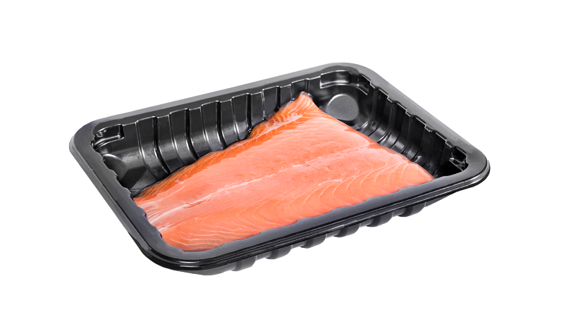 Darfresh® 10K OTR Vacuum Skin Packaging with Salmon Fillet